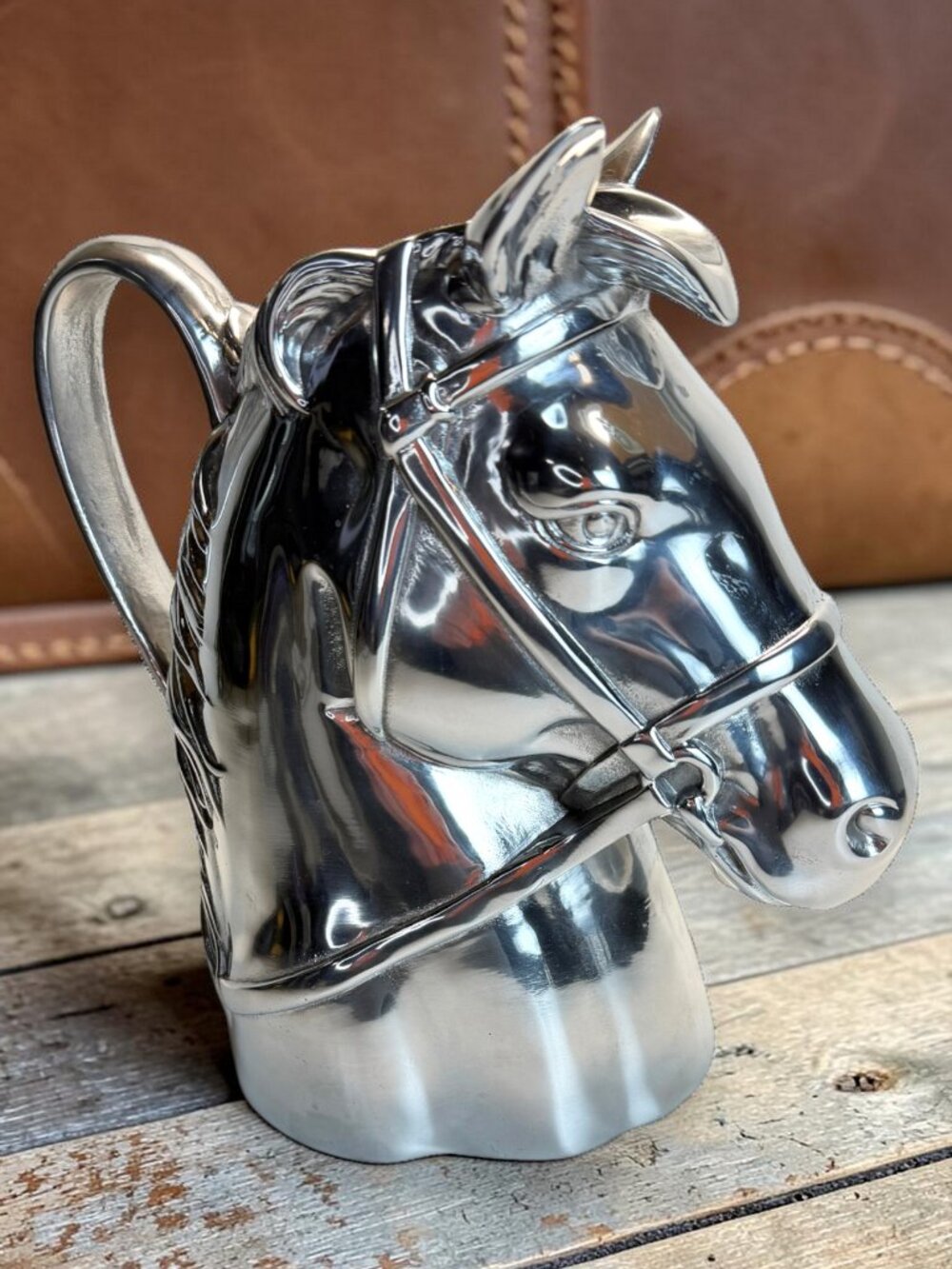 Arthur Court Thoroughbred Horse Pitcher - Rare Collectible!